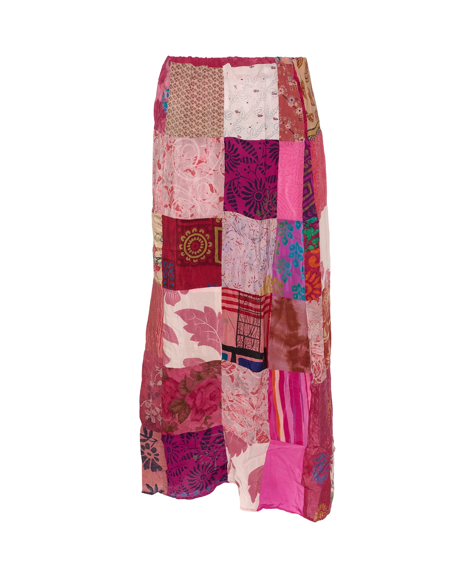 Maddie SILK Patchwork Skirt - No. 100