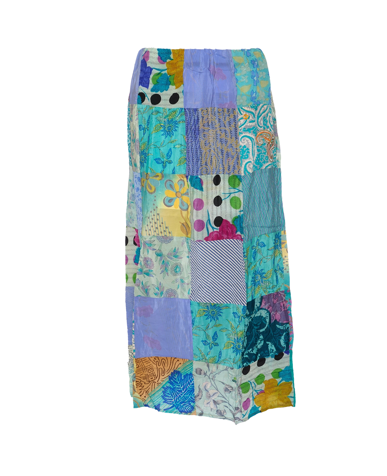 Maddie SILK Patchwork Skirt - No. 110