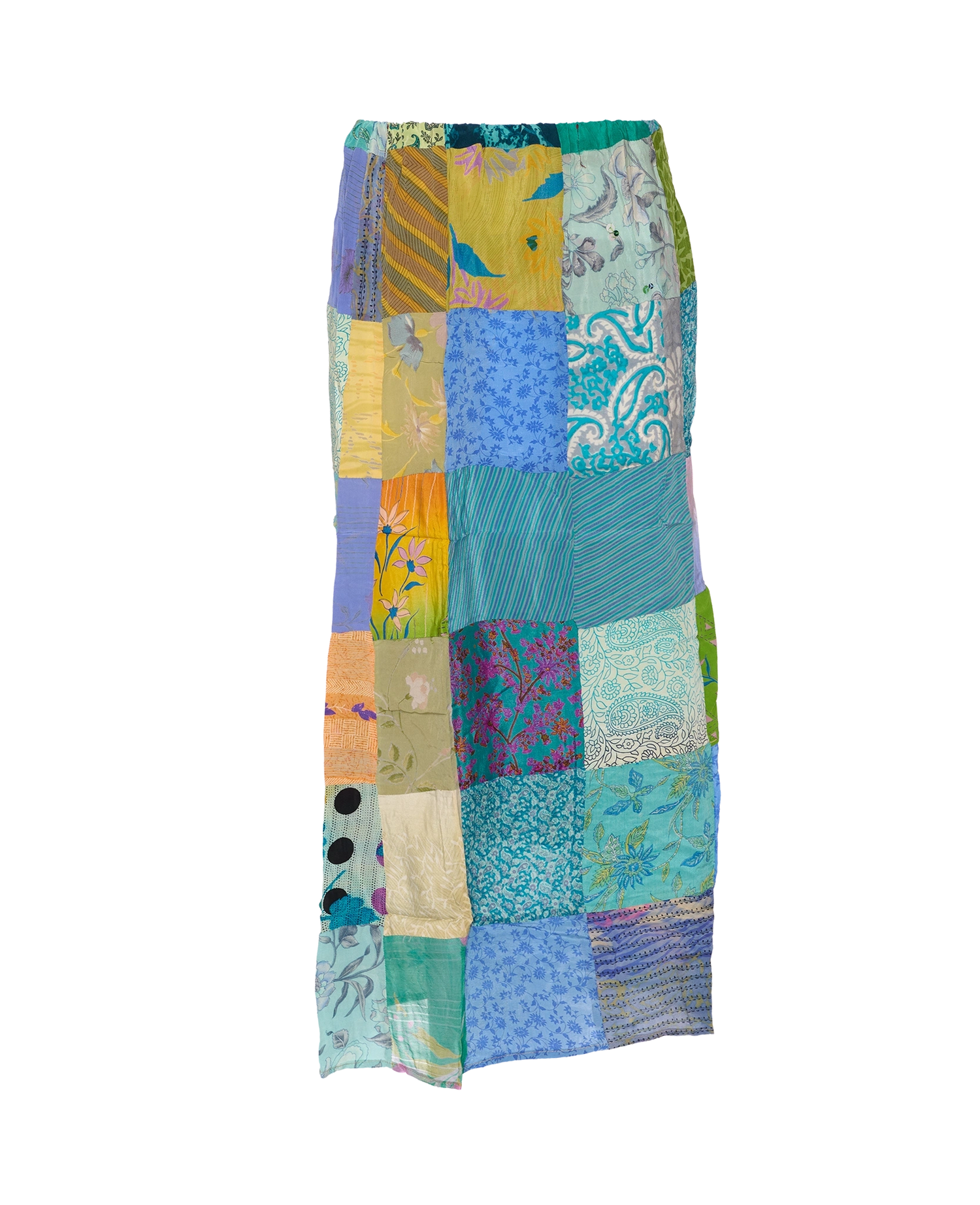 Maddie SILK Patchwork Skirt - No. 111