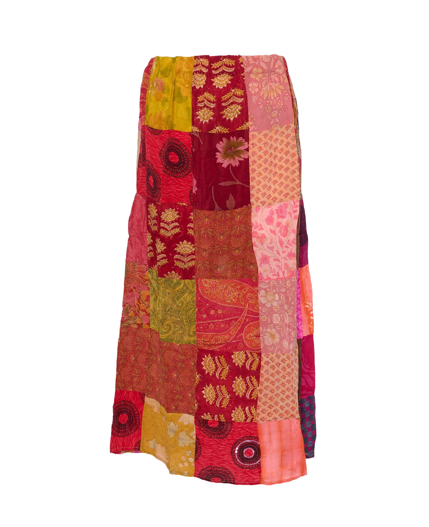 Maddie SILK Patchwork Skirt - No. 119