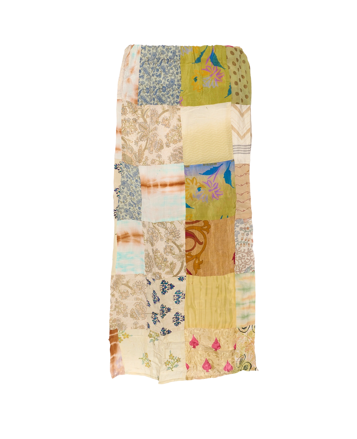 Maddie SILK Patchwork Skirt - No. 130