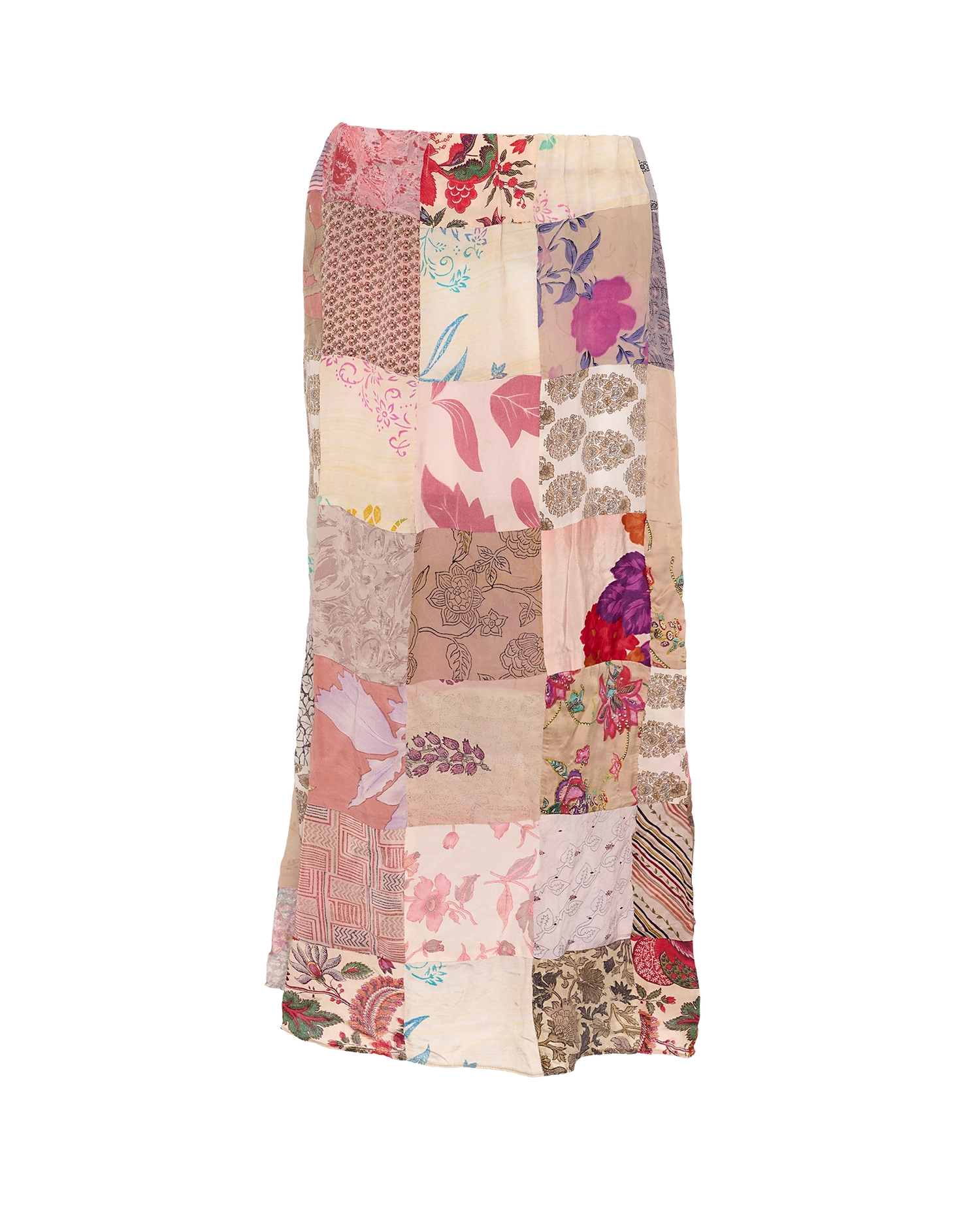 Maddie SILK Patchwork Skirt - No. 133
