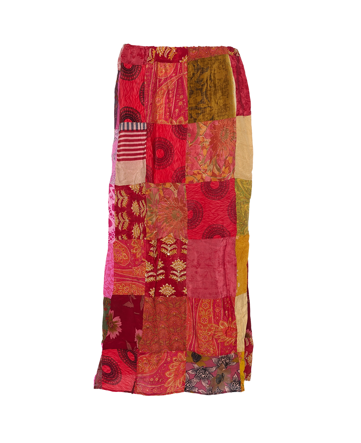 Maddie SILK Patchwork Skirt - No. 151