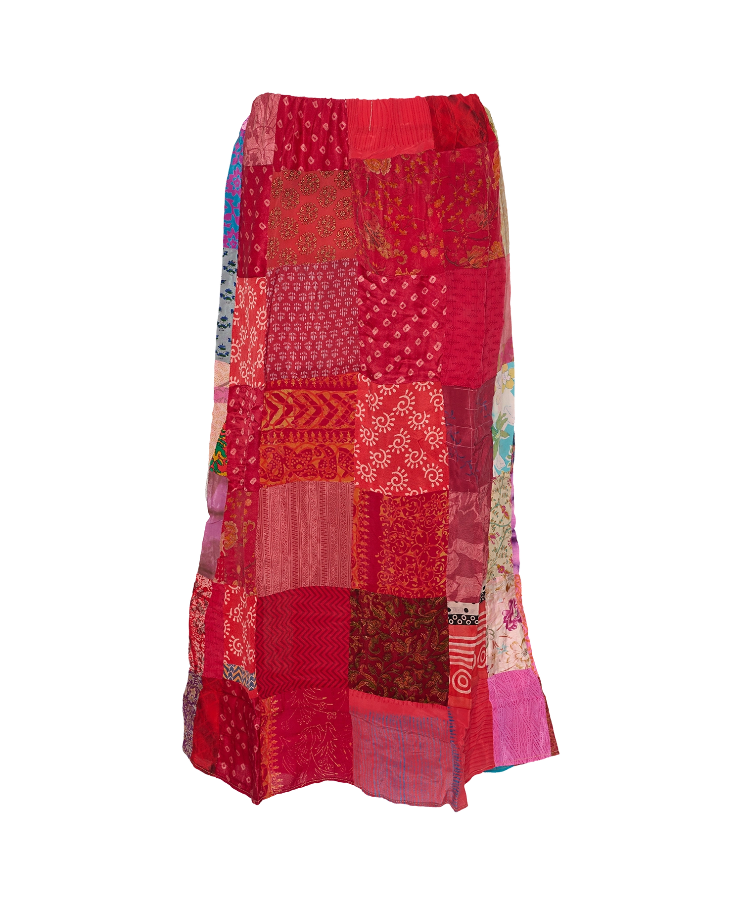 Maddie SILK Patchwork Skirt - No. 156