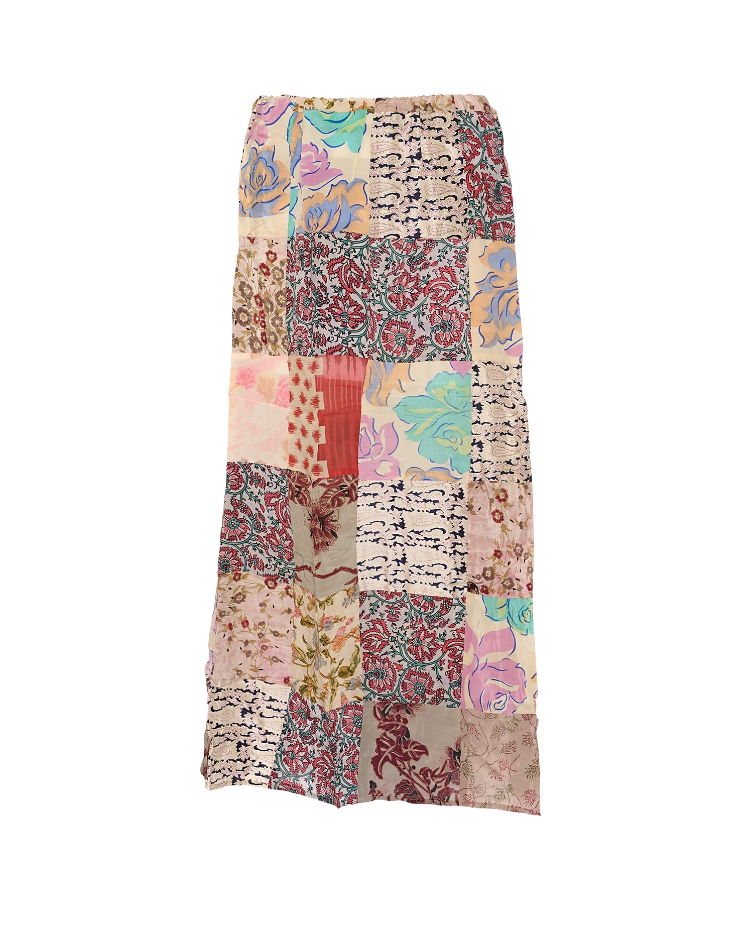 Maddie SILK Patchwork Skirt - No. 167