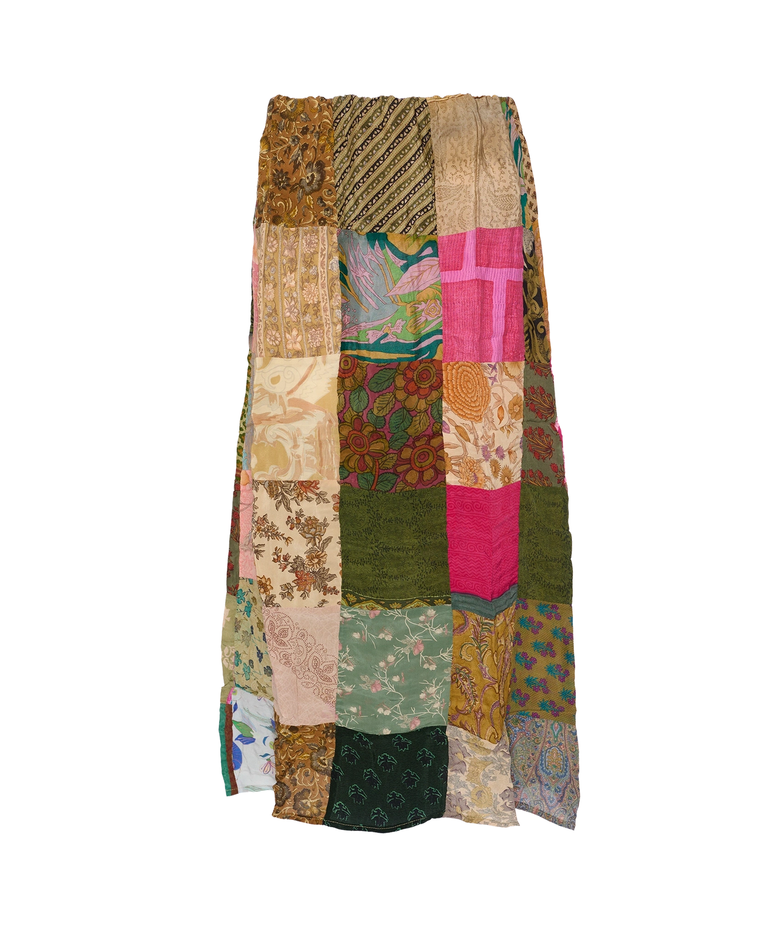 Maddie SILK Patchwork Skirt - No. 87
