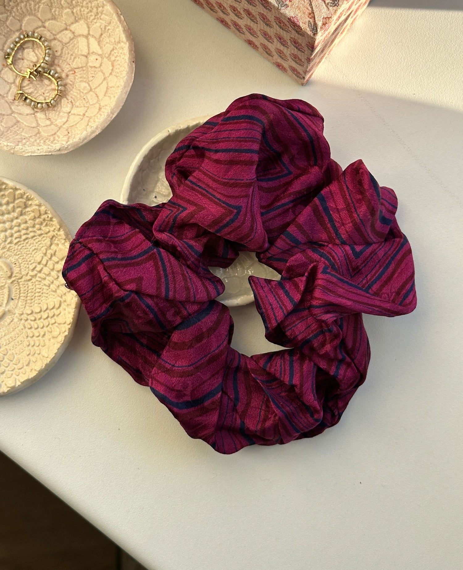 Meadow SILK Scrunchie - No. 23