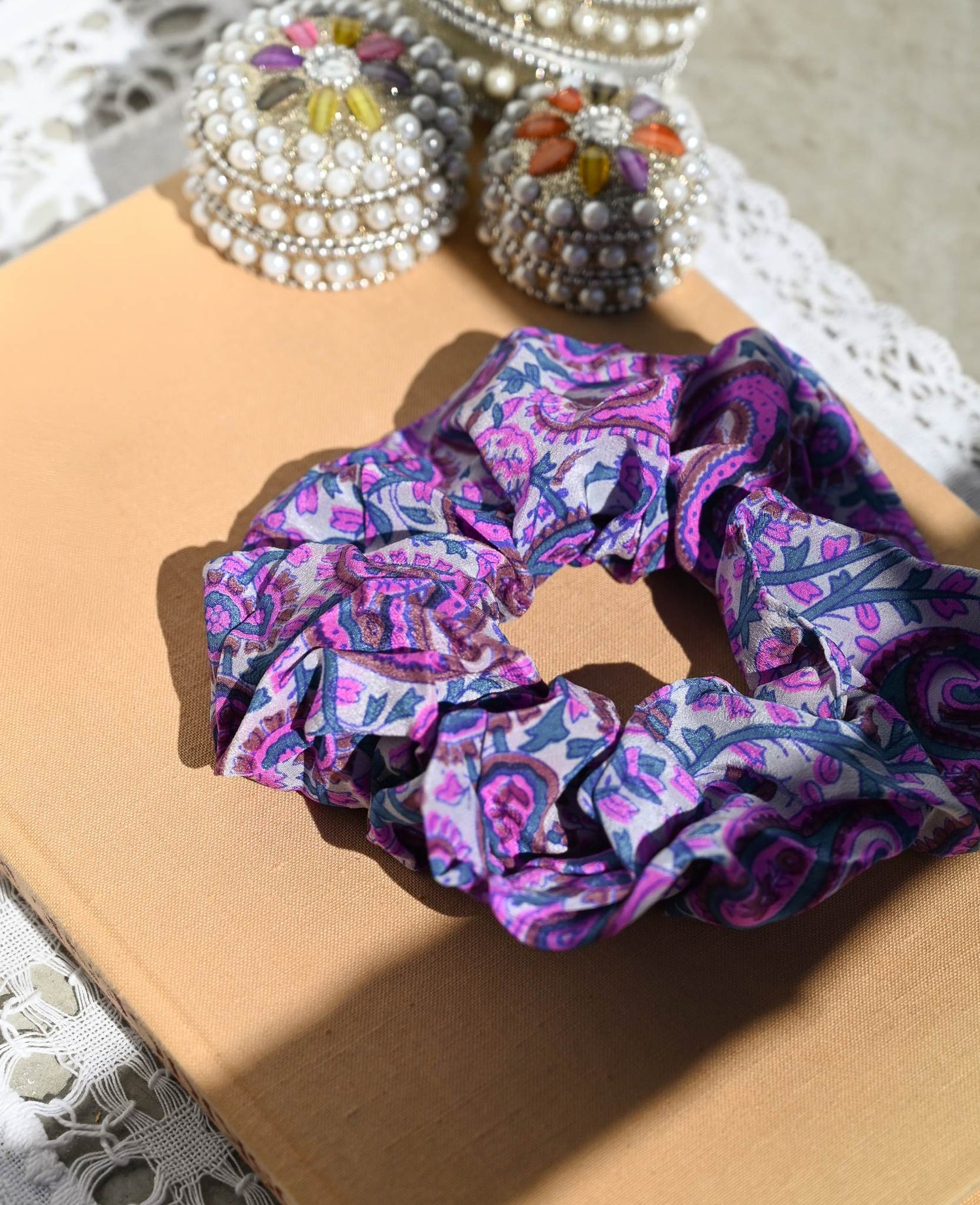 Meadow SILK Scrunchie - No. 83