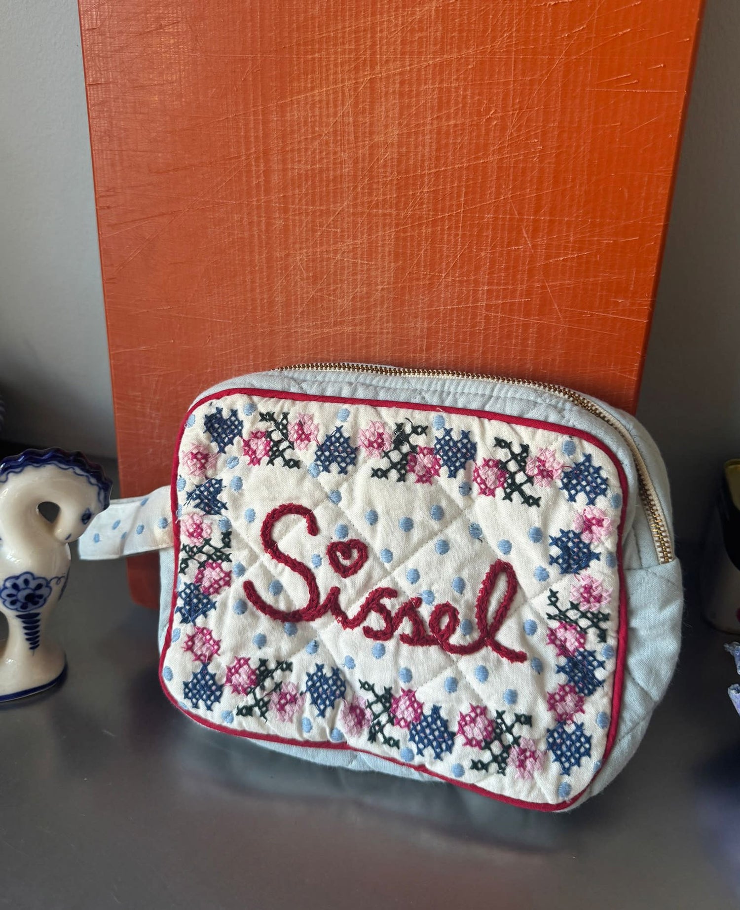 Yara Cosmetic Bag - Baby Blue
