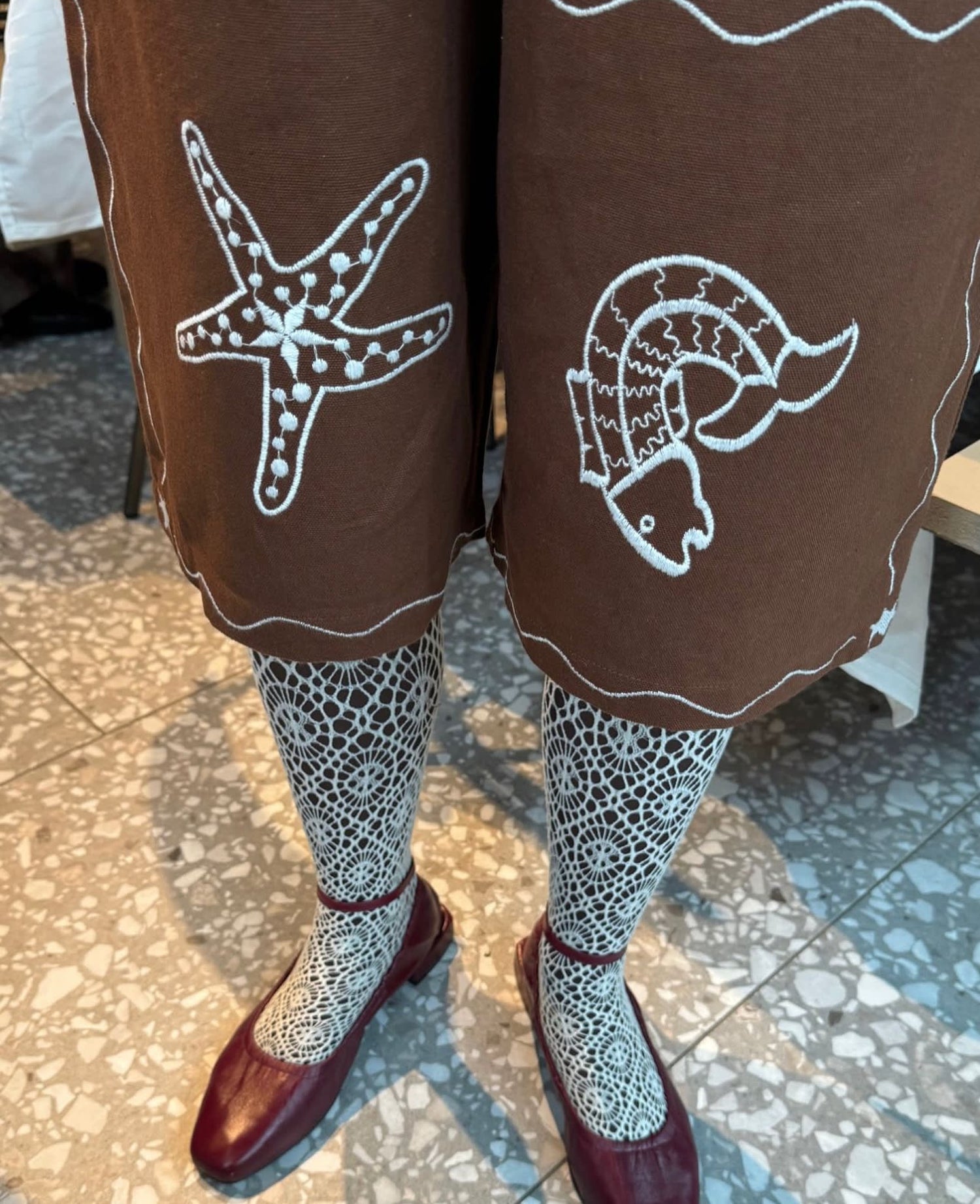 Seashell Shorts - Soft Brown