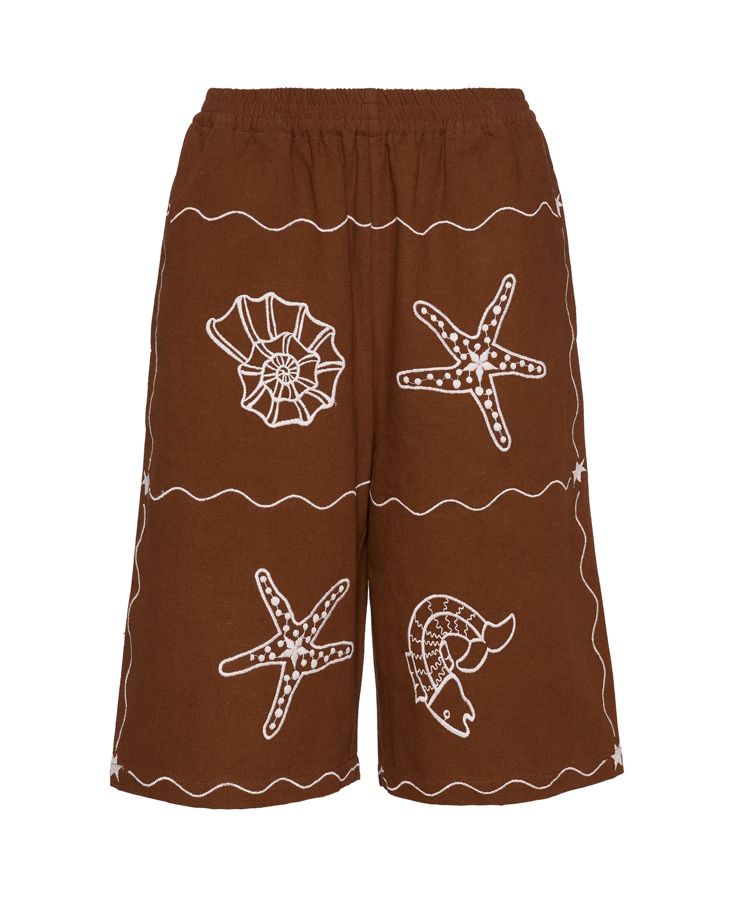 Seashell Shorts - Soft Brown
