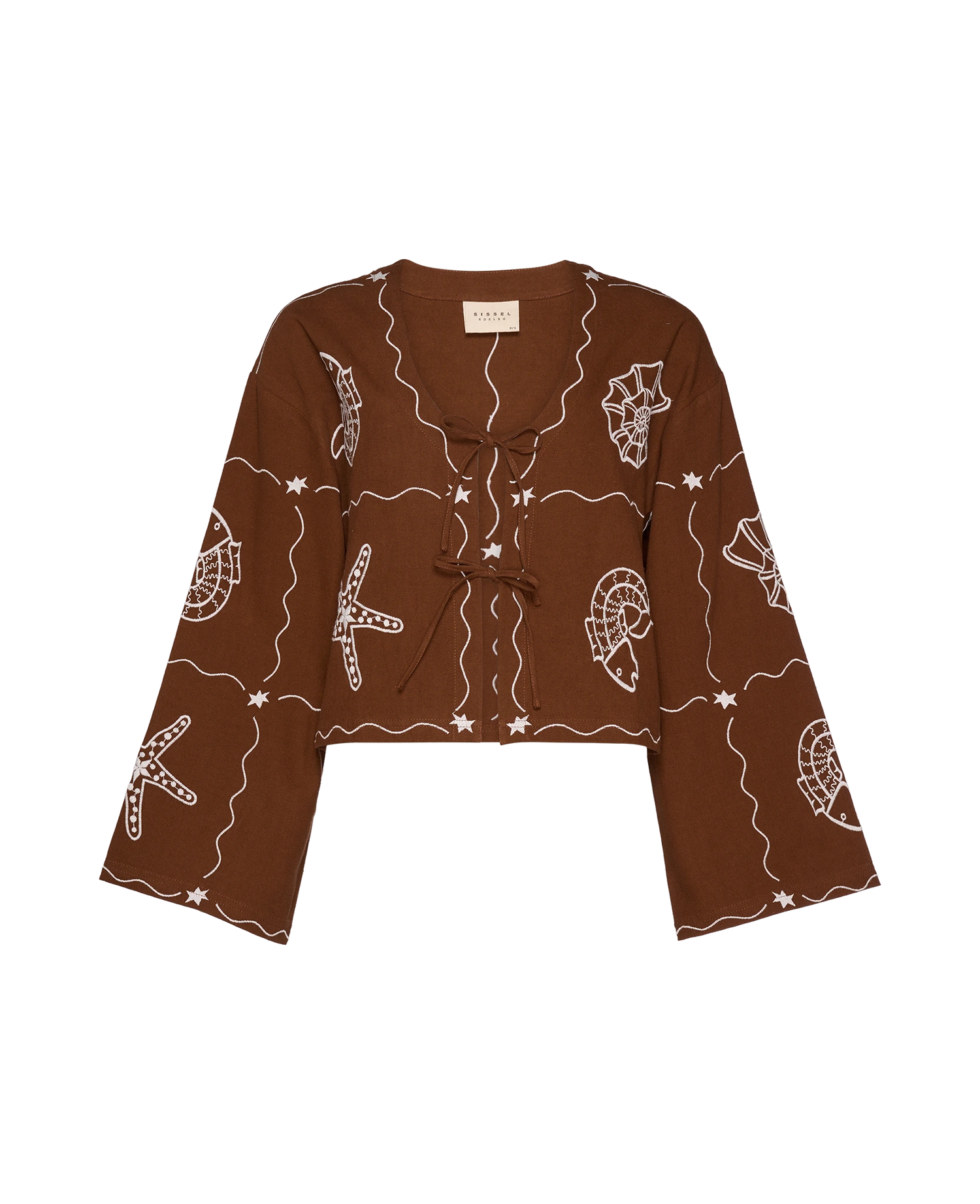 Seashell Top - Soft Brown