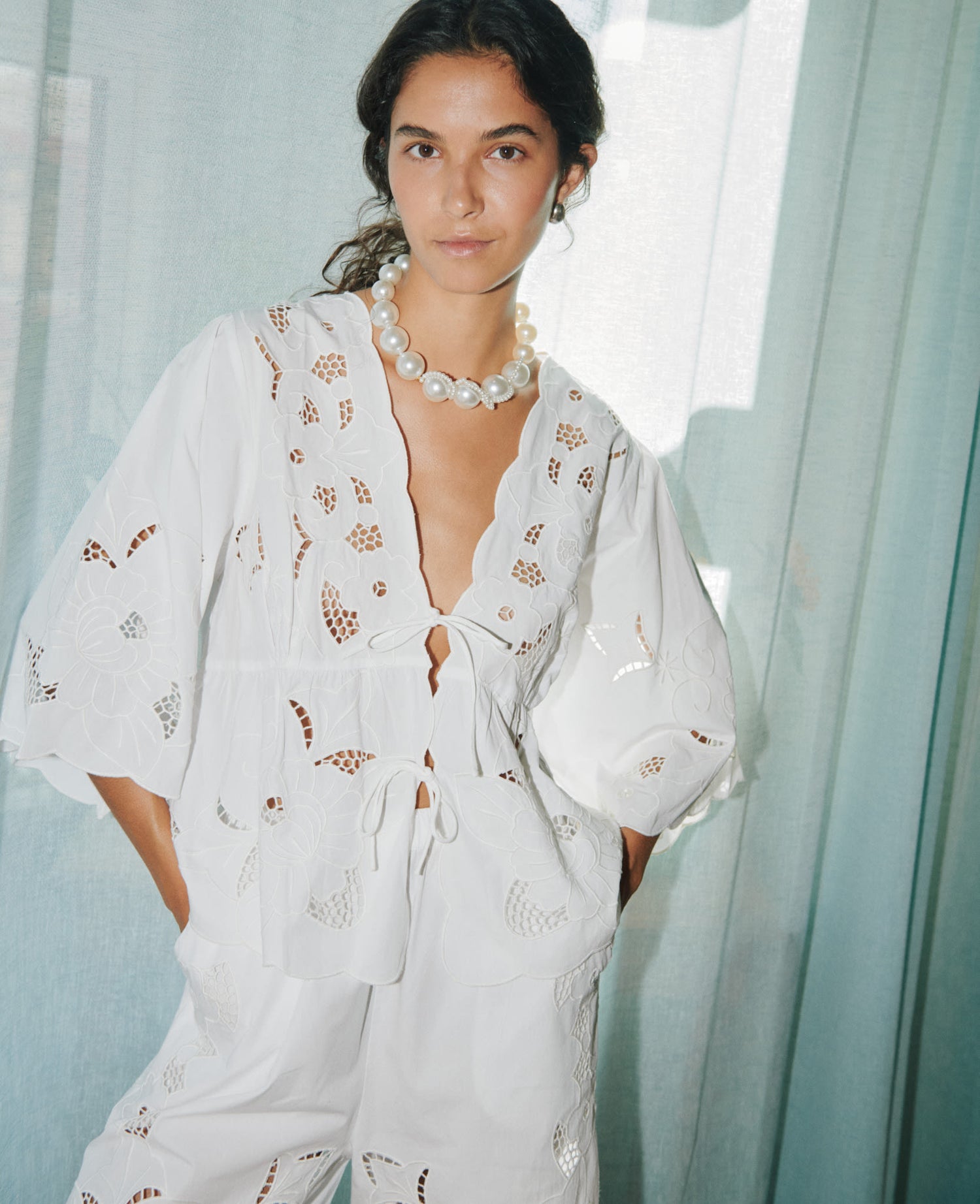 Adeline Top - Ecru