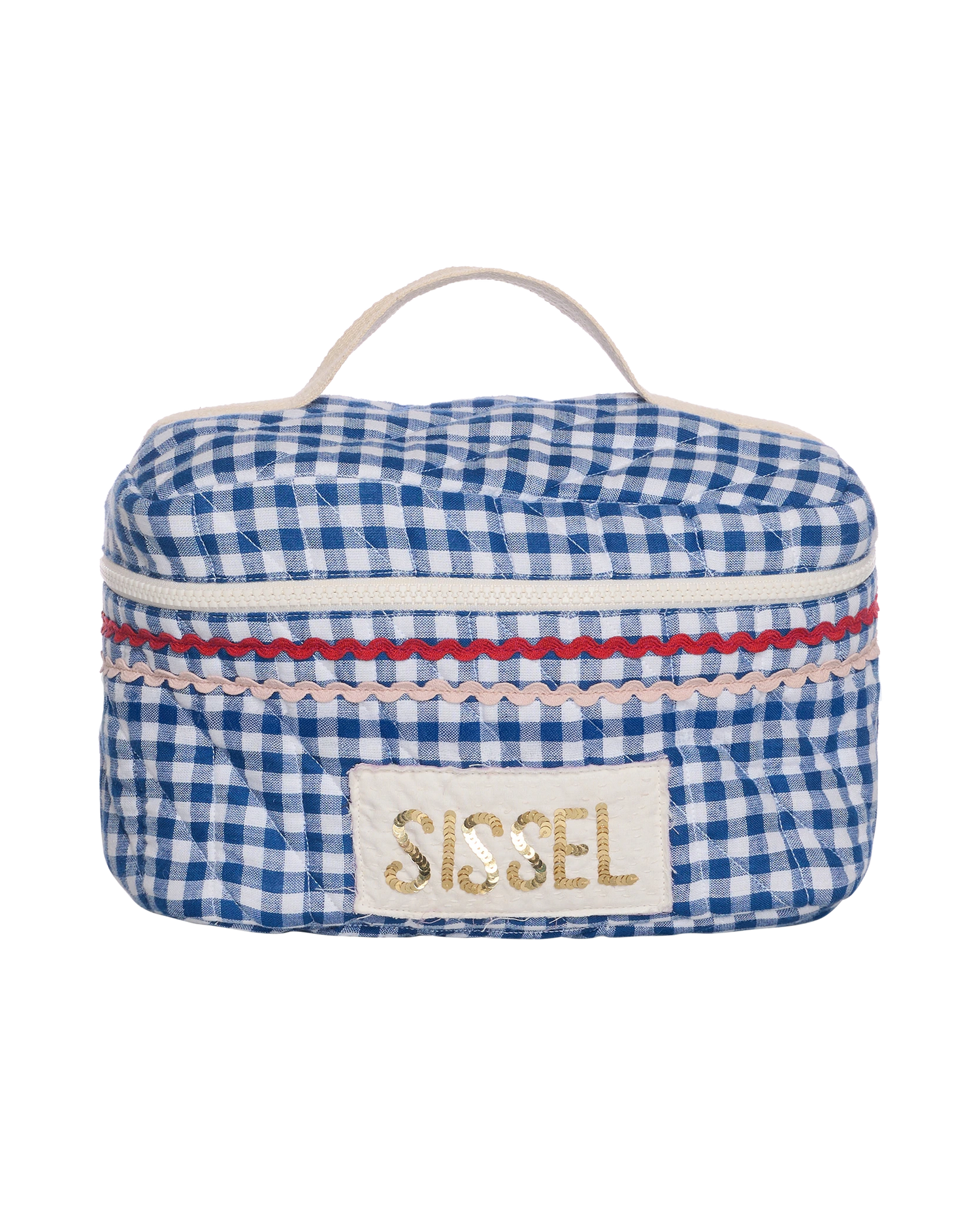 Sissel Bucket Bag - Blue Checks