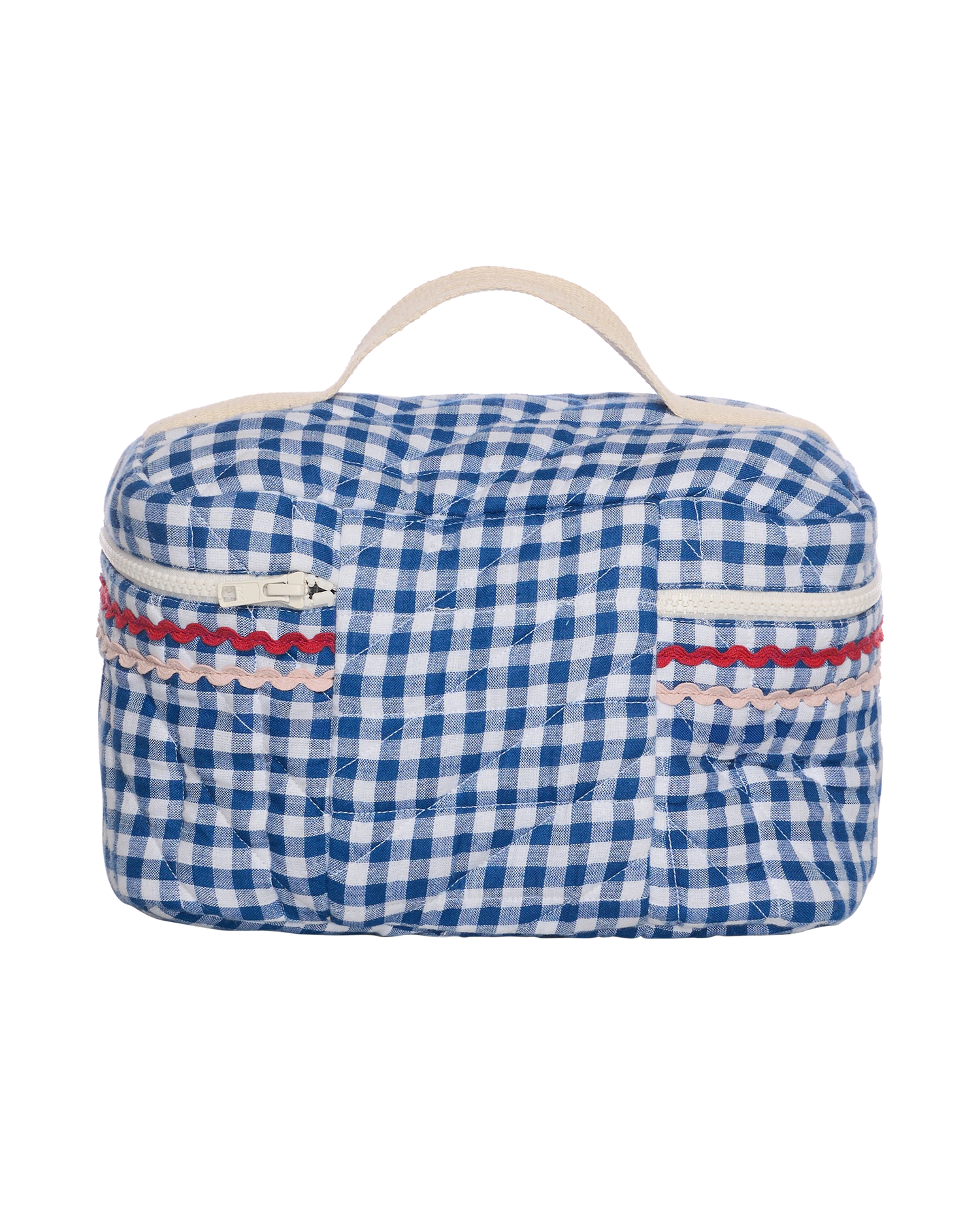 Sissel Bucket Bag - Blue Checks