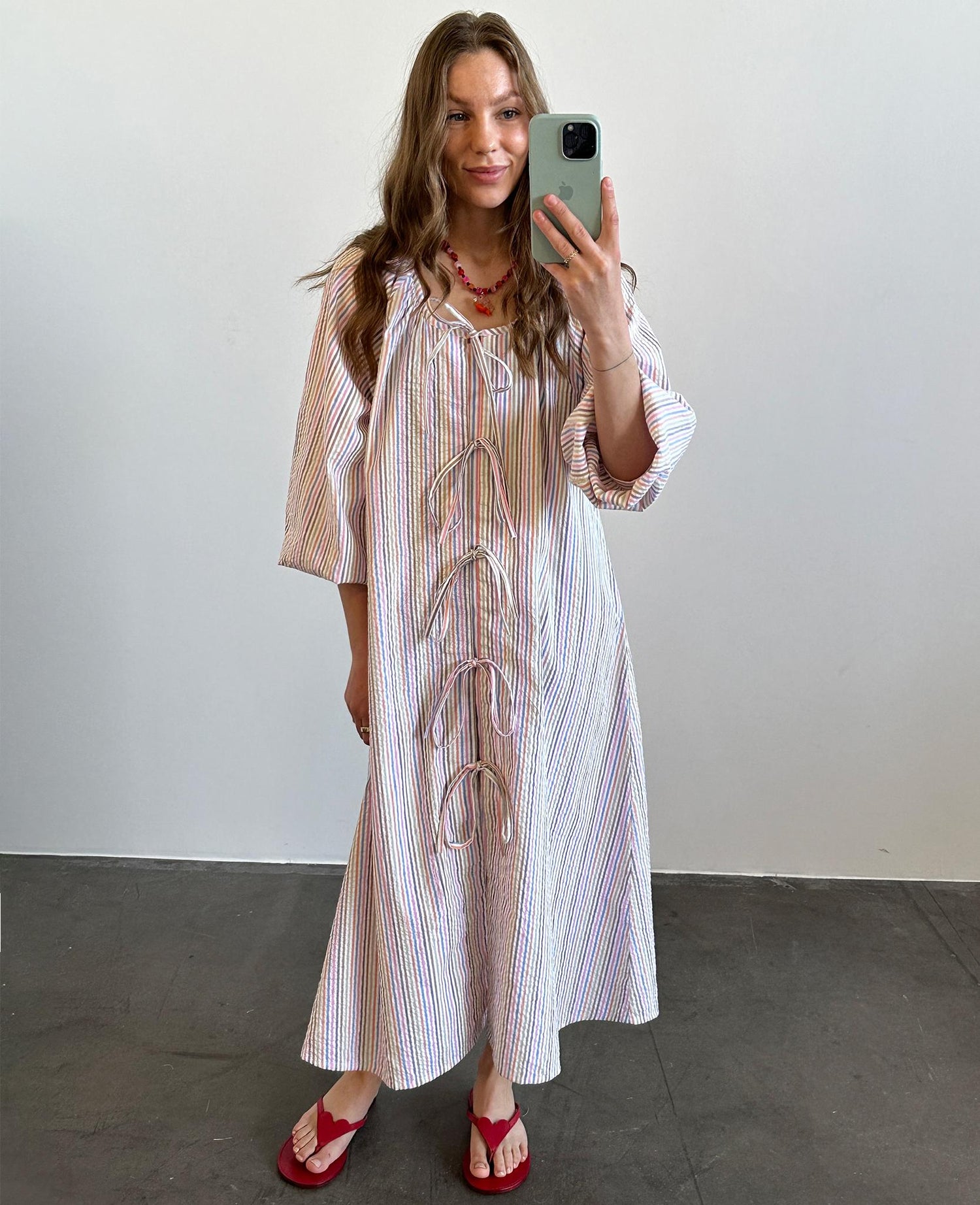 Stinne Dress - Multi Stripes