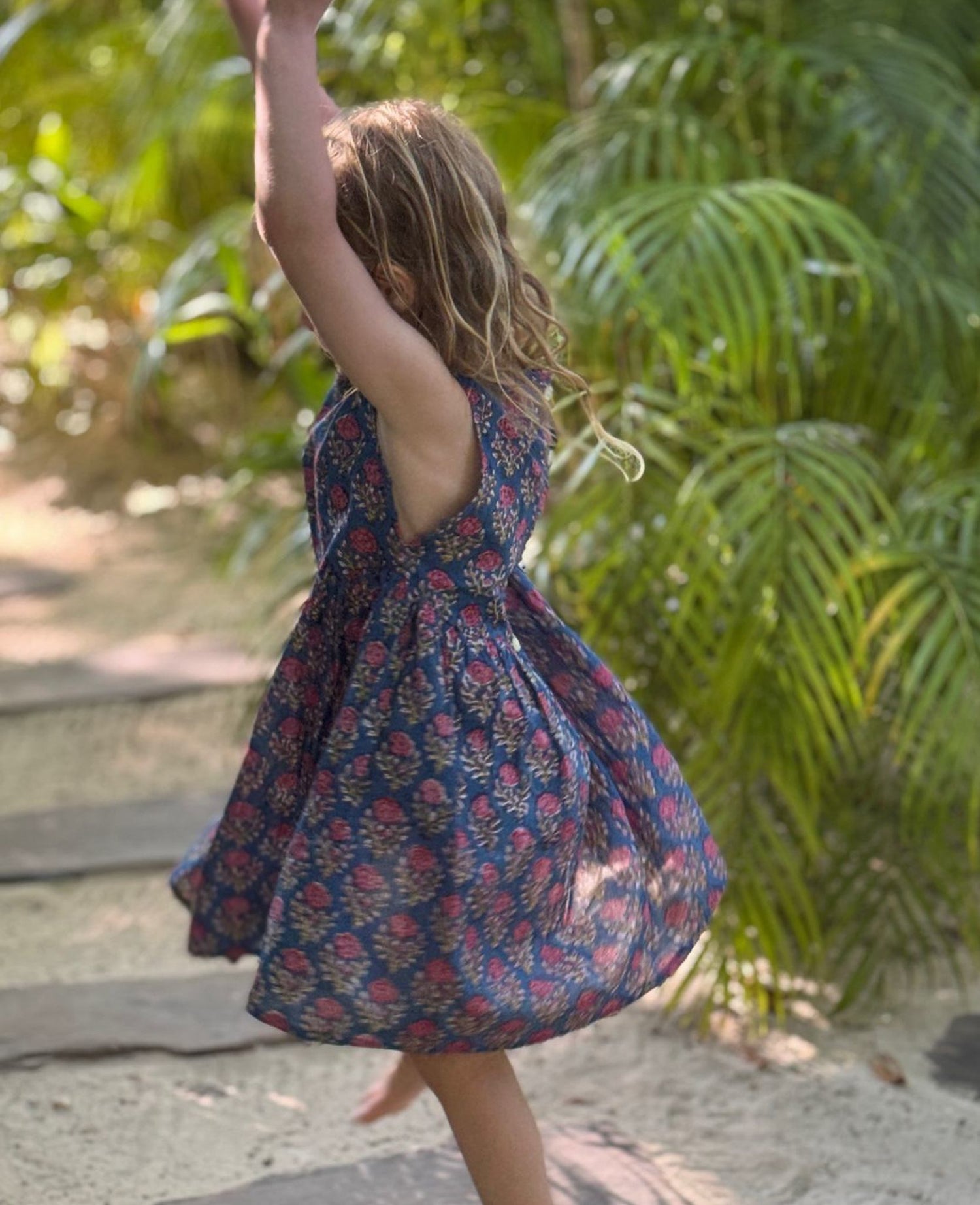 Suri MINI Dress - Pink Flowers