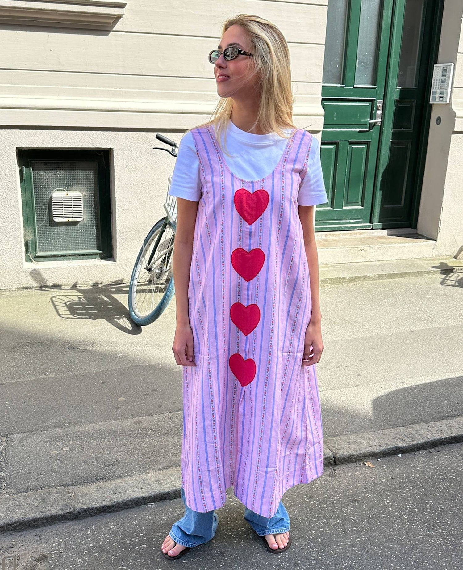 Sweetheart Dress - Vintage Rose