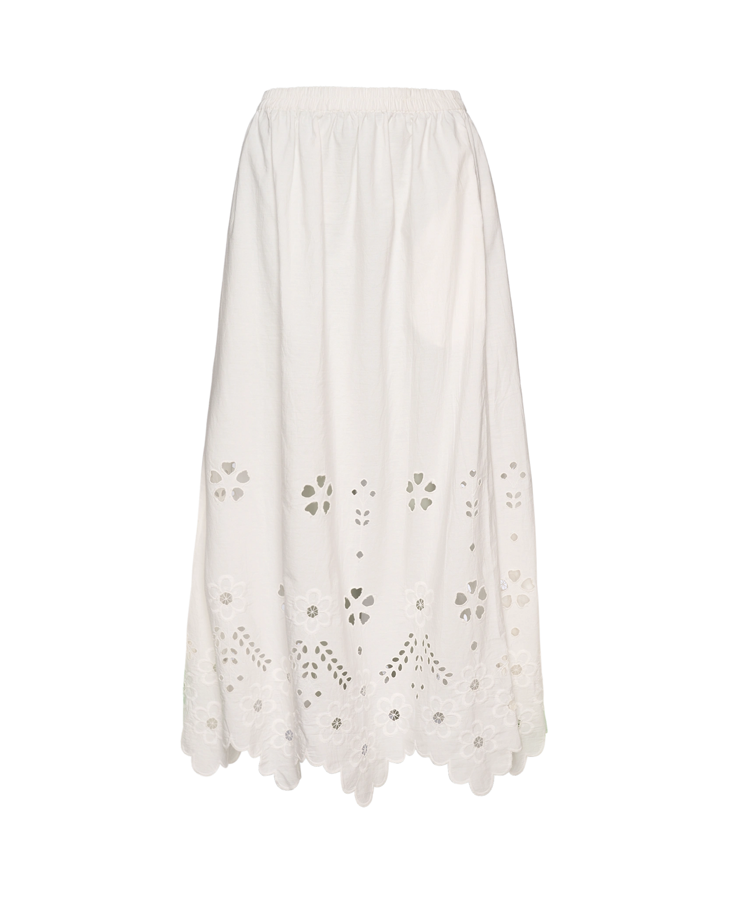 Trine Skirt - White Cutwork
