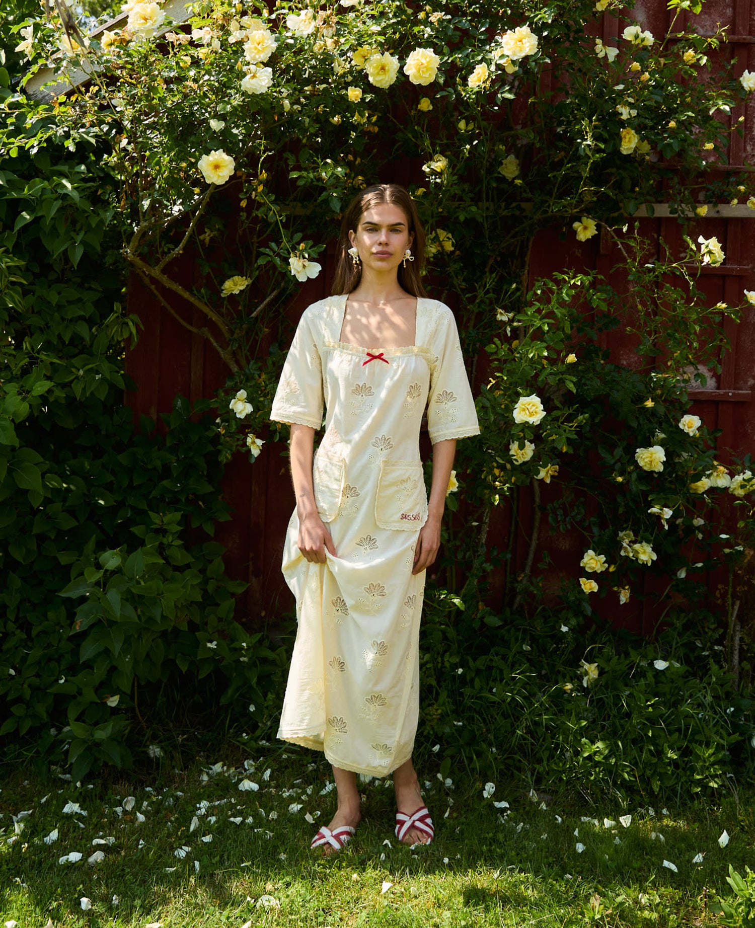 Viviette Dress - Pastel Yellow