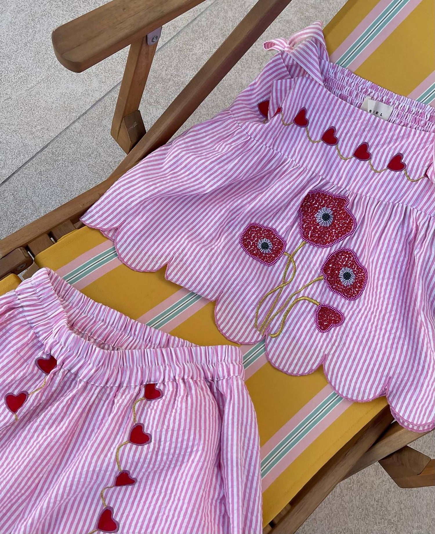 Wenke Top - Pink Stripes