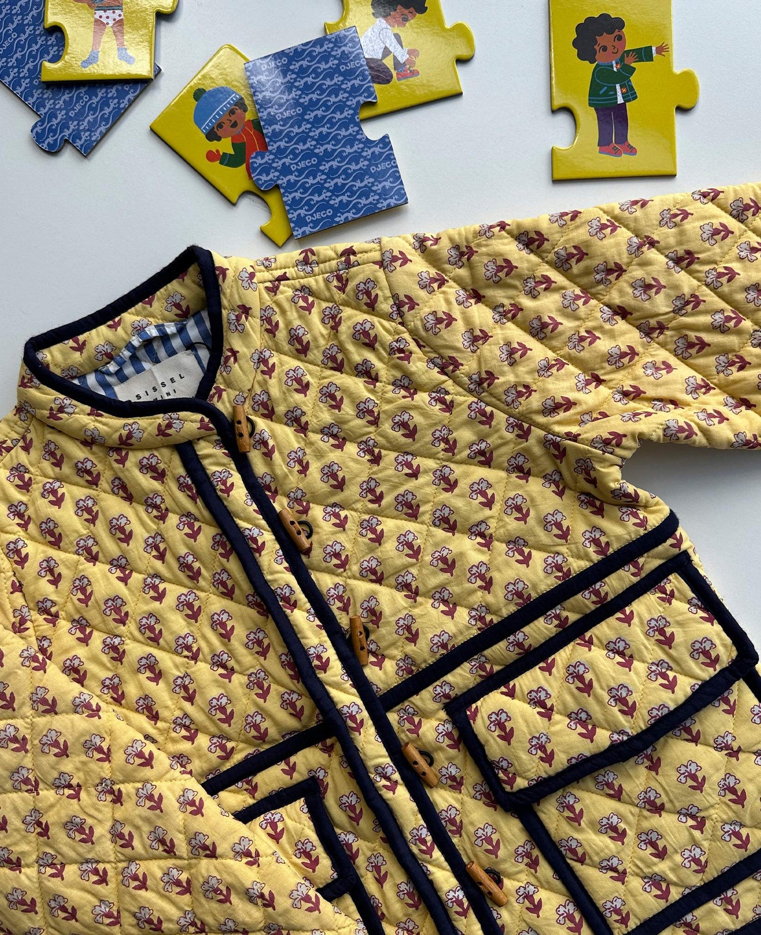 Adriane MINI Jacket - Yellow Flower